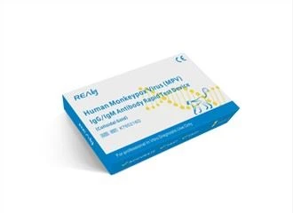 Устройство за бърз тест за IgG/IgM антитела срещу човешки вирус на маймунска шарка (MPV).